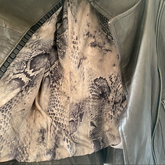 LIKE NEW Mackage Kenya Brown Leather Jacket 💯 Leather XXS - Picture 9 of 16